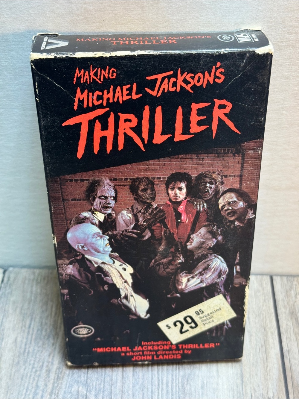 Vintage Making Of Michael Jackson's Thriller VHS Cassette 1983 Complete Rare
